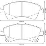 MGA 55268 - BALATA FREN ON (TOYOTA : AVENSIS 09>13  VERSO 10>13 ) (04465-02190)